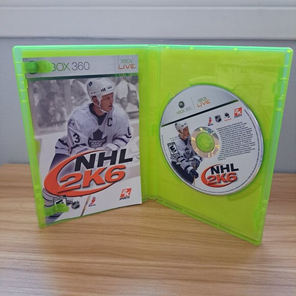 NHL 2K6 XBOX 360 (2KSports, Hockey, 2006) Mats Sundin Maple Leafs Cover Untested - Picture 4 of 5